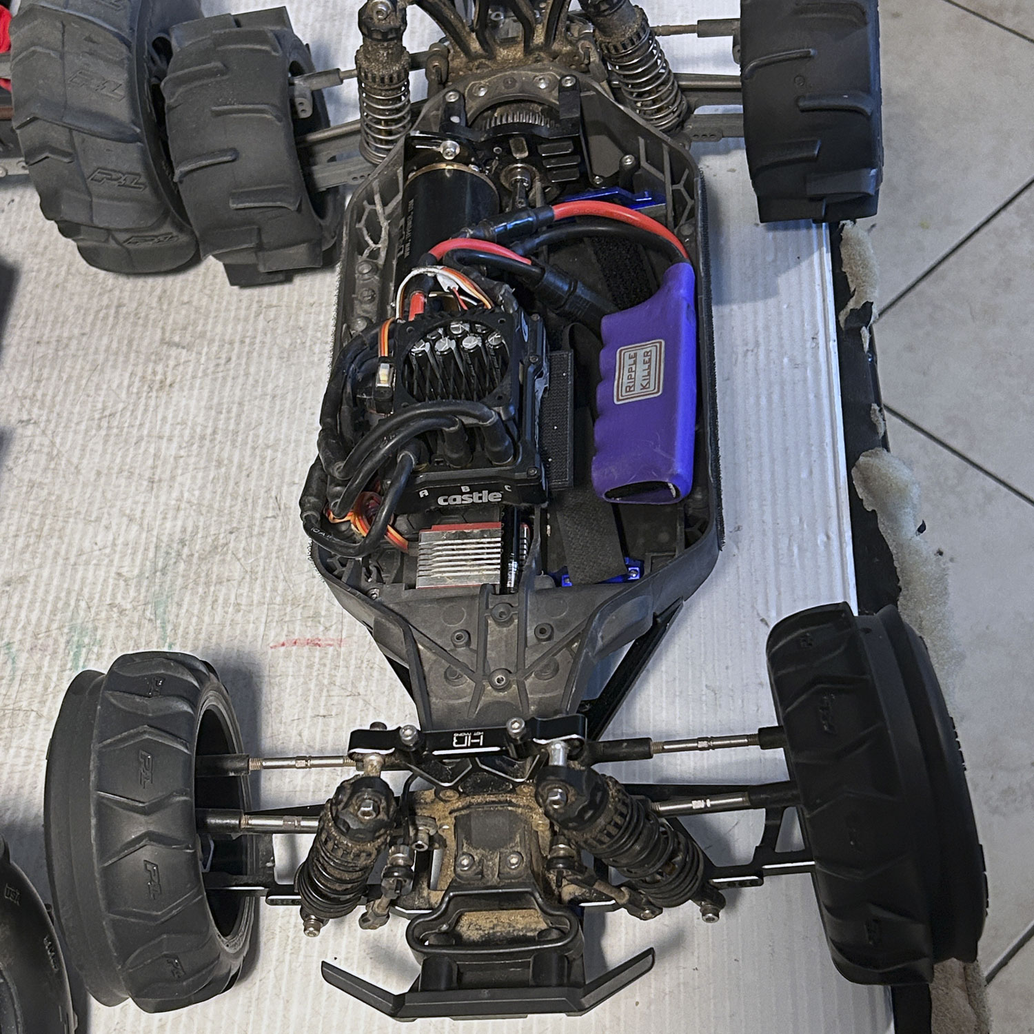 The race doesn't always go to the swift as this photo of Juan Sanchez's Traxxas Slash 4X4 equipped with ProModeler DS360DLHV servo demonstrates, but to the savvy buyer